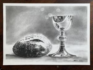 Bread and goblet final in Charcoal 