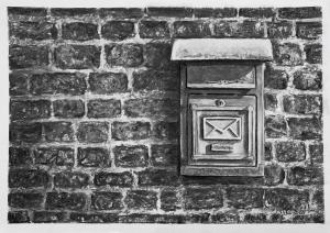 WALL AND POSTBOX CHARCOAL